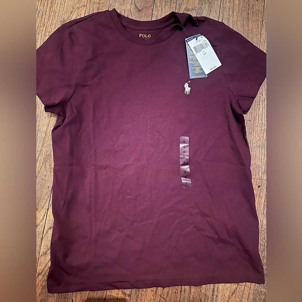 Polo Ralph Lauren Maroon Short Sleeve Tee